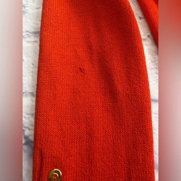 Vintage St. John 3 Piece Knit Suit in “Pumpkin Orange” Size L. Dog Show. Luxury. - Picture 4 of 16